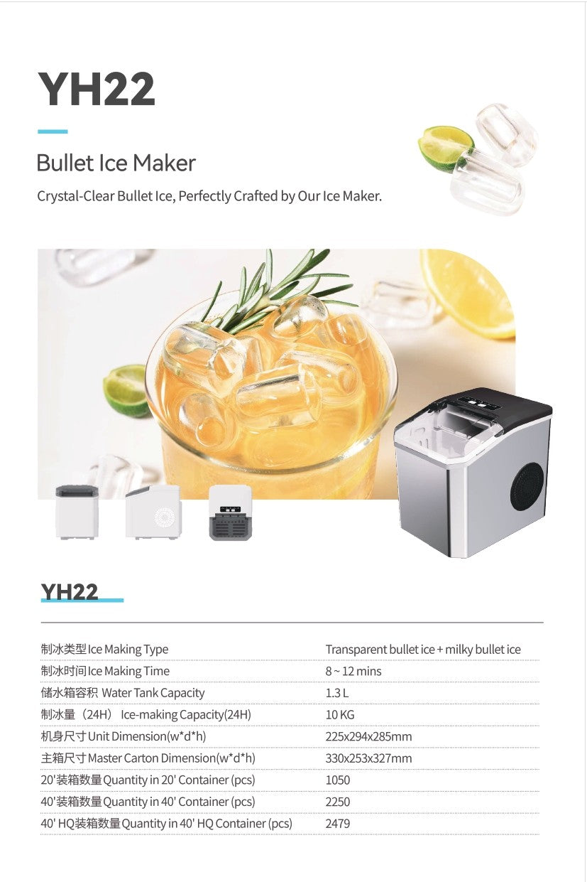Premium Countertop Ice Maker Machines – Crushed, Bullet & Crystal Clear Ice | Fast & Quiet Cooling