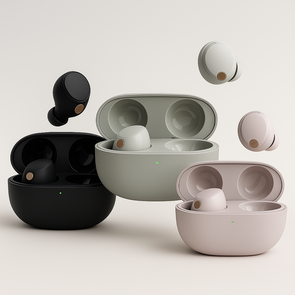 XILANG XM5 Wireless Earbuds - 98% ANC, 72H Battery, Bluetooth 6.0, Dual Device Connection, IPX5 Waterproof