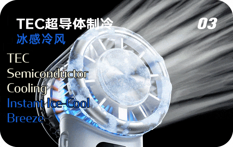 UltraCool Foldable Handheld Fan - 3600mAh Rechargeable, Silent & Powerful for Summer Heat