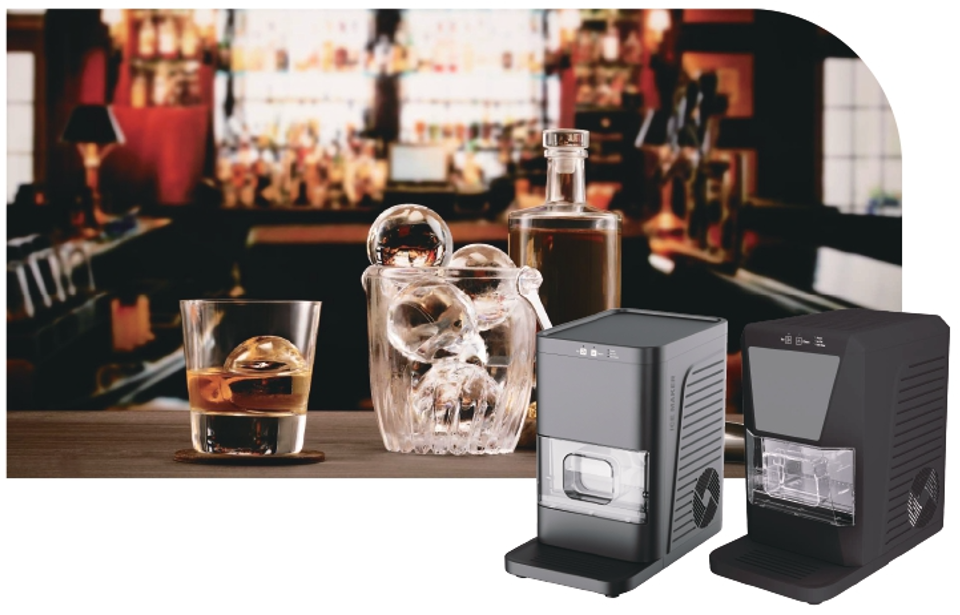Premium Countertop Ice Maker Machines – Crushed, Bullet & Crystal Clear Ice | Fast & Quiet Cooling