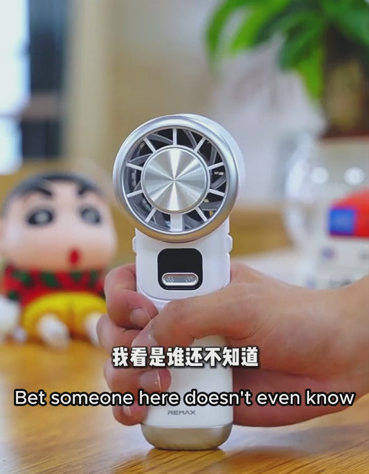 UltraCool Foldable Handheld Fan - 3600mAh Rechargeable, Silent & Powerful for Summer Heat